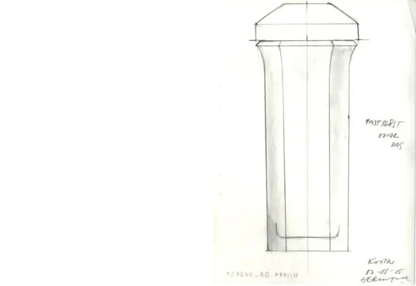 Glasföremål [skiss]