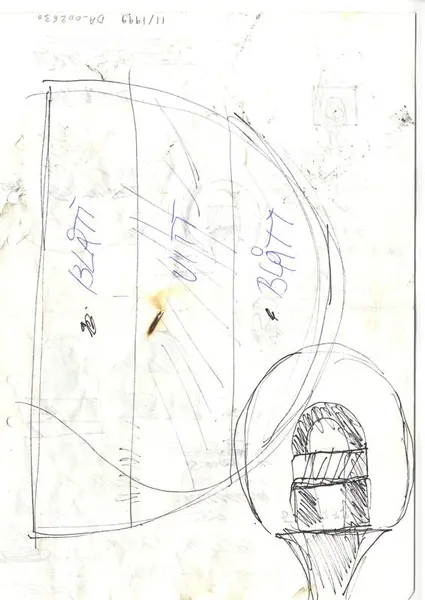 Glasföremål [skiss]