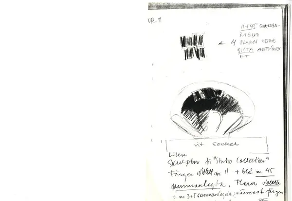 Glasföremål [skiss]