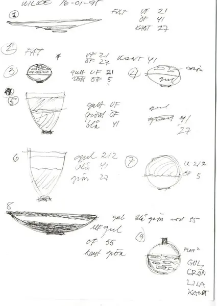 Glasföremål [skiss]