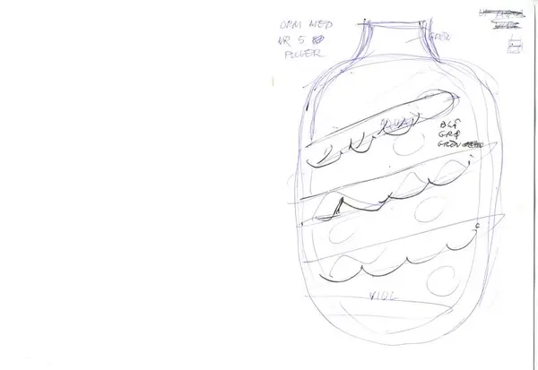 Glasföremål [skiss]