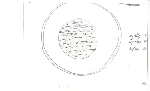 Glasföremål [skiss]