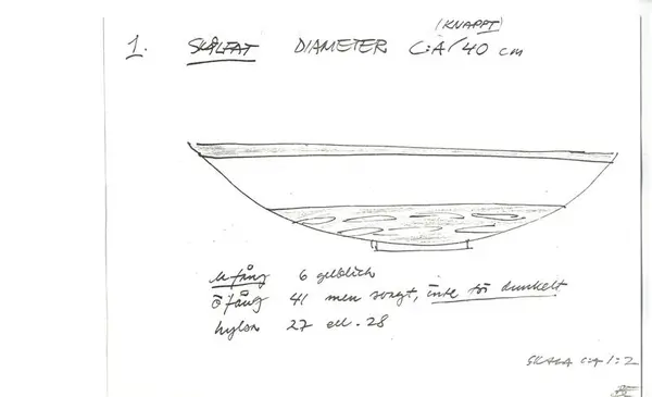 Glasföremål [skiss]