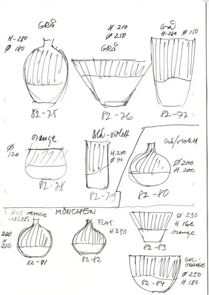 Glasföremål [skiss]