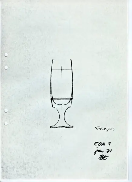 Glasföremål [skiss]