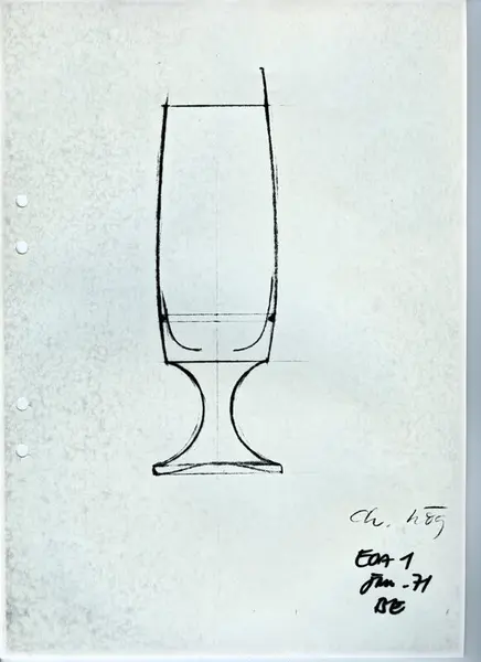 Glasföremål [skiss]