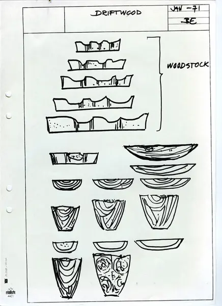 Glasföremål [skiss]