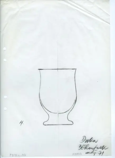 Glasföremål [skiss]