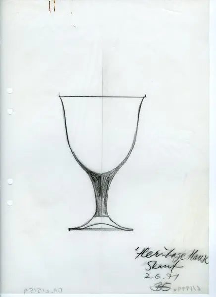 Glasföremål [skiss]