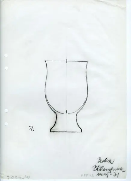 Glasföremål [skiss]