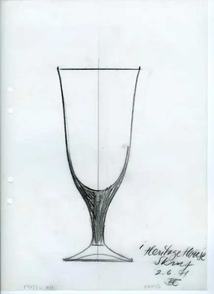 Glasföremål [skiss]