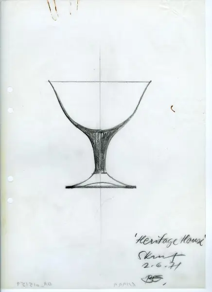 Glasföremål [skiss]