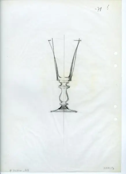 Glasföremål [skiss]