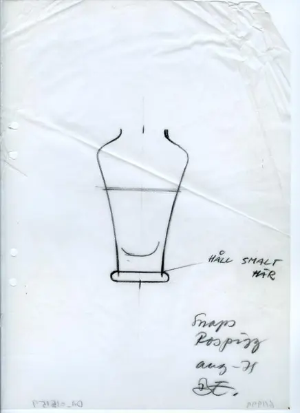 Glasföremål [skiss]