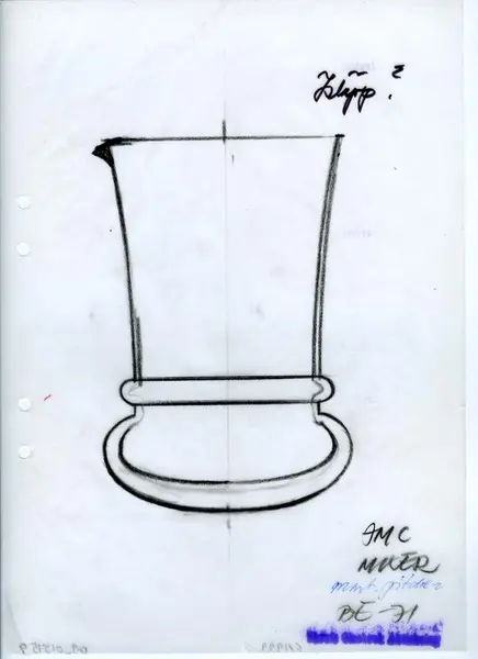 Glasföremål [skiss]