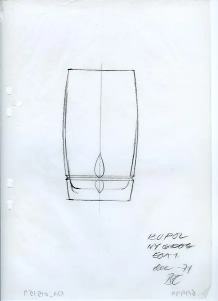 Glasföremål [skiss]