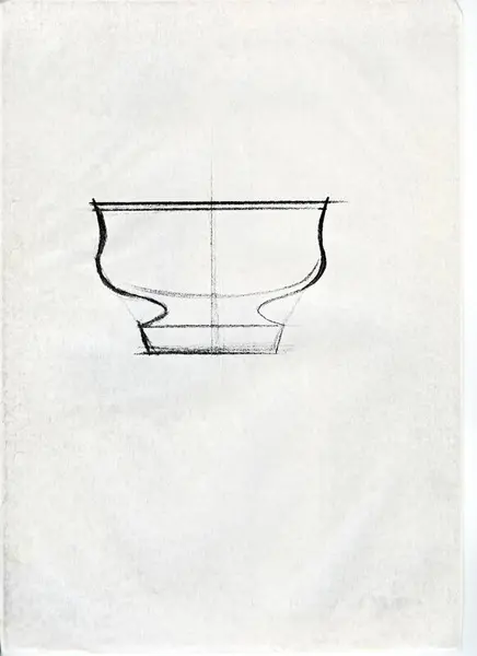 Glasföremål [skiss]