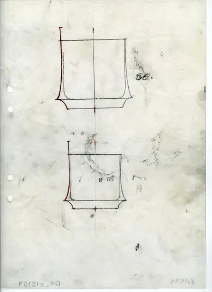 Glasföremål [skiss]