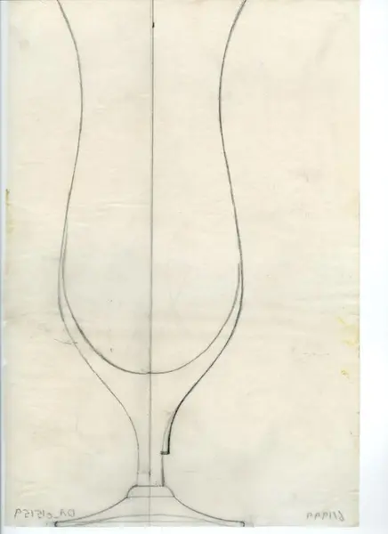 Glasföremål [skiss]