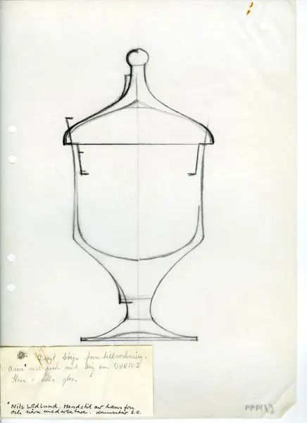 Glasföremål [skiss]