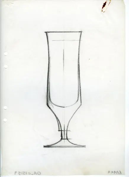 Glasföremål [skiss]