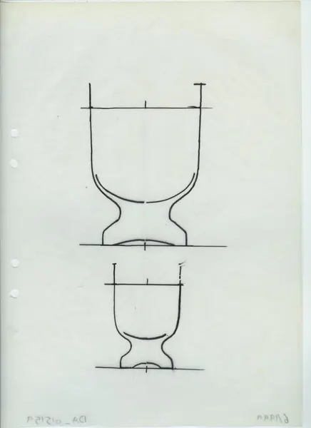 Glasföremål [skiss]