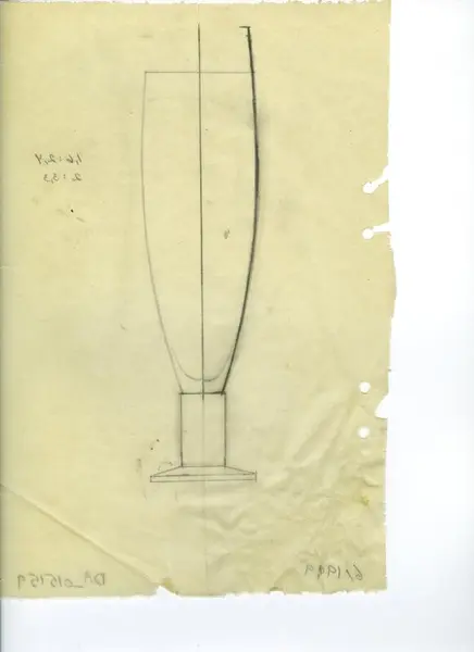 Glasföremål [skiss]