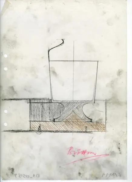 Glasföremål [skiss]