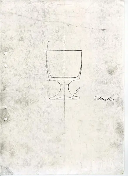 Glasföremål [skiss]