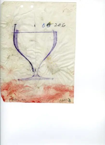 Glasföremål [skiss]