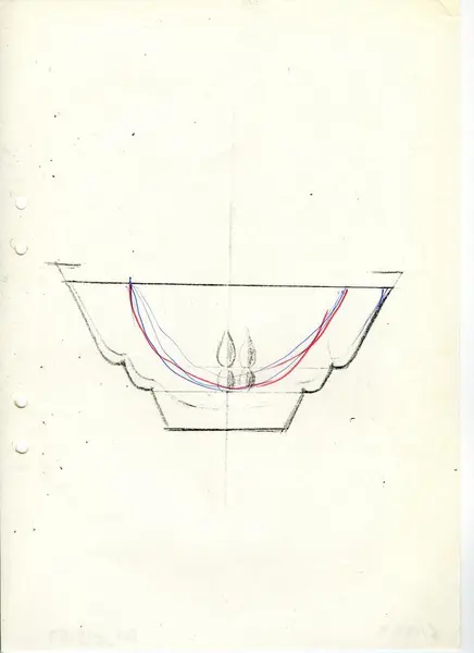 Glasföremål [skiss]