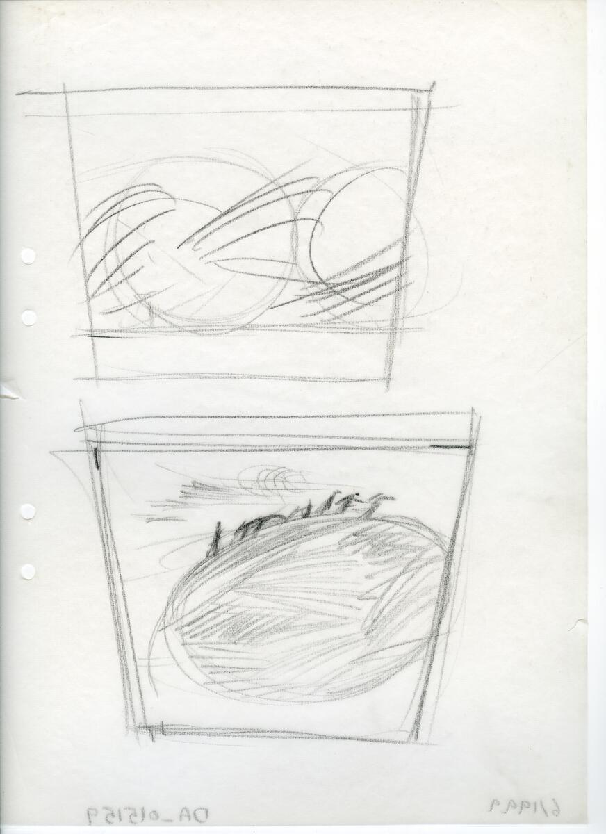 Materialet innehåller skisser till vaser, kannor, servisglas, snäckor, ishinkar, gravyrer m.m. . Det ingår även handlingar och korrespondens angående produkter och utbyte av ideér med olika uppdragsgivare och företag.