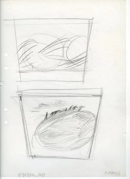 Glasföremål [skiss]