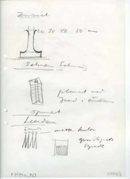 Glasföremål [skiss]