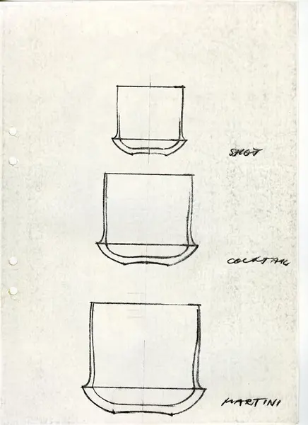 Glasföremål [skiss]