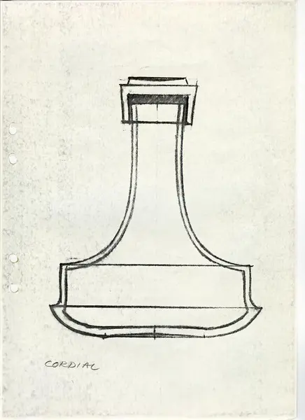 Glasföremål [skiss]