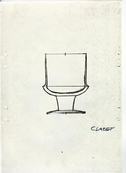 Glasföremål [skiss]