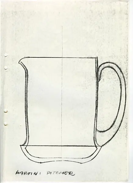 Glasföremål [skiss]