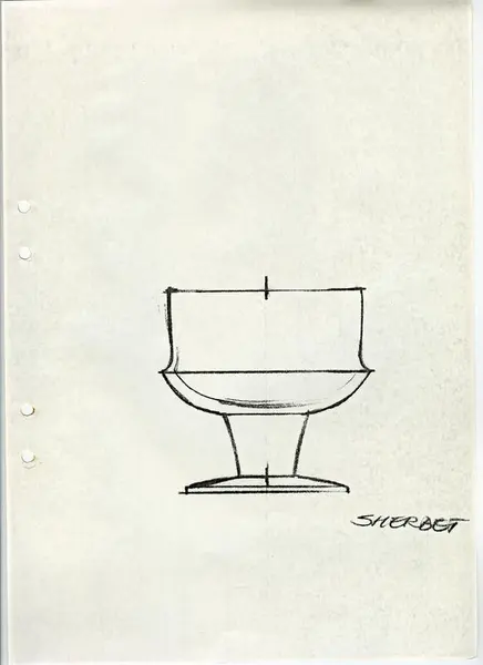 Glasföremål [skiss]