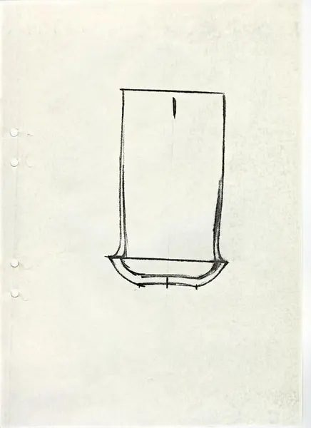 Glasföremål [skiss]