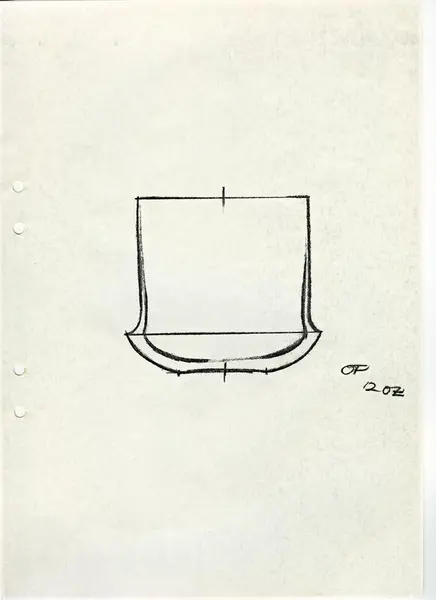 Glasföremål [skiss]