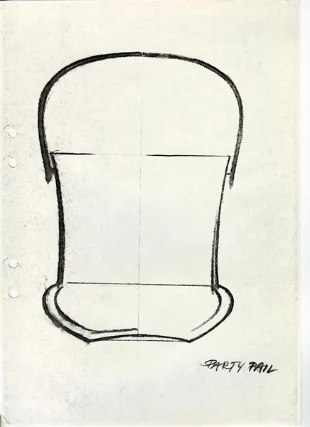 Glasföremål [skiss]