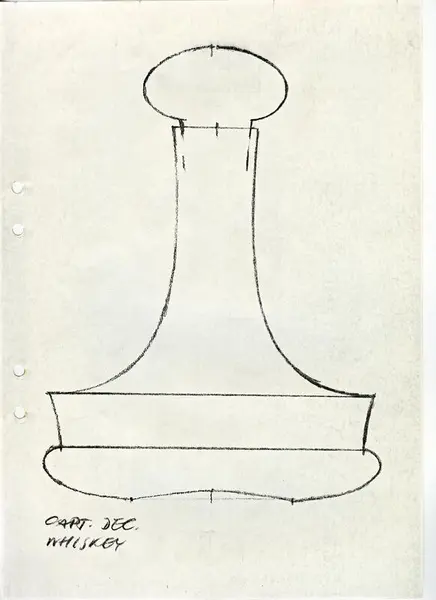 Glasföremål [skiss]