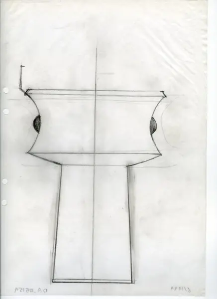 Glasföremål [skiss]