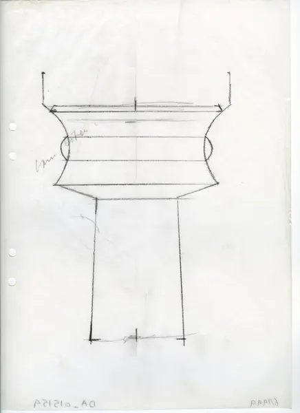 Glasföremål [skiss]