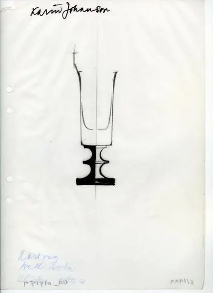 Glasföremål [skiss]