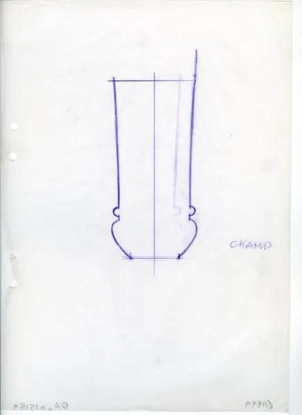 Glasföremål [skiss]