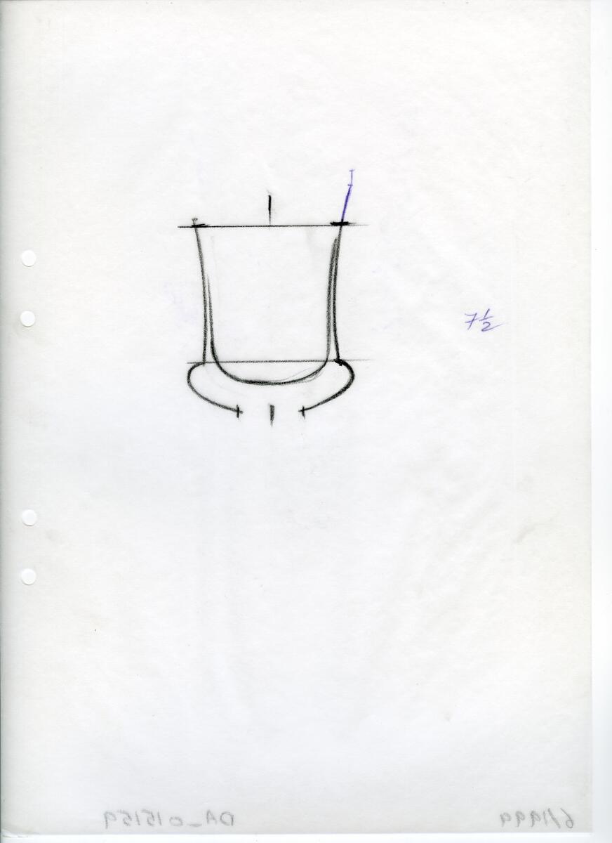 Materialet innehåller skisser till vaser, kannor, servisglas, snäckor, ishinkar, gravyrer m.m. . Det ingår även handlingar och korrespondens angående produkter och utbyte av ideér med olika uppdragsgivare och företag.