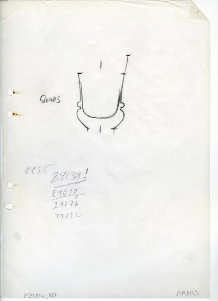 Glasföremål [skiss]