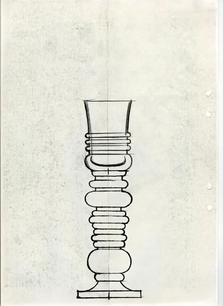 Glasföremål [skiss]